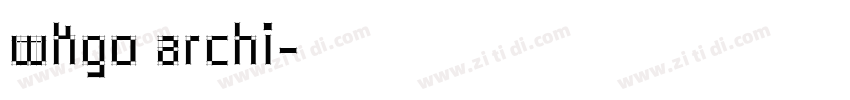 WKGO Archi字体转换